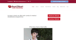 Desktop Screenshot of h2hcardiacphysio.com